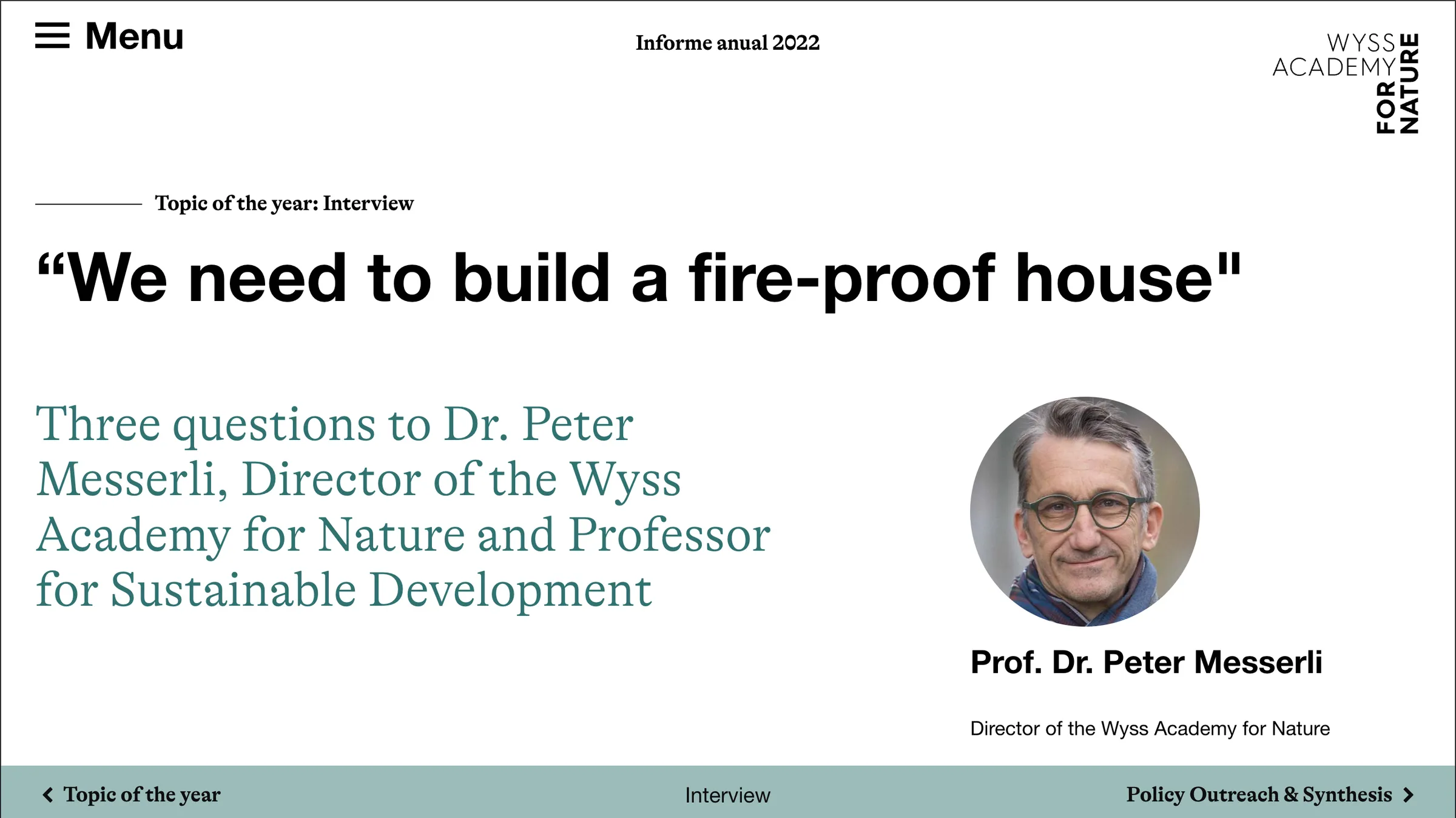 Wyss Academy for Nature - Image 2